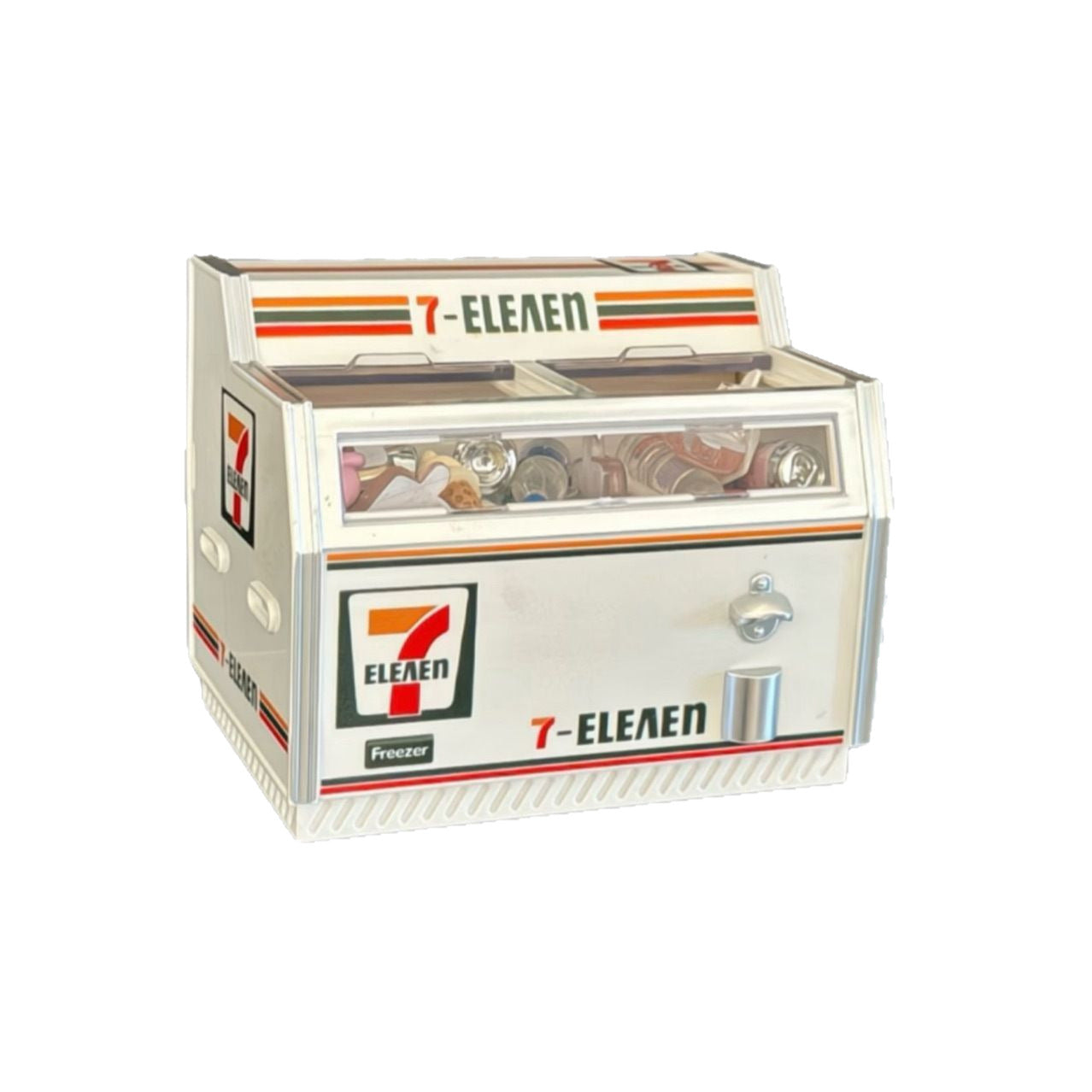7-Eleven Style Mini Fridge Magnet with LED Light