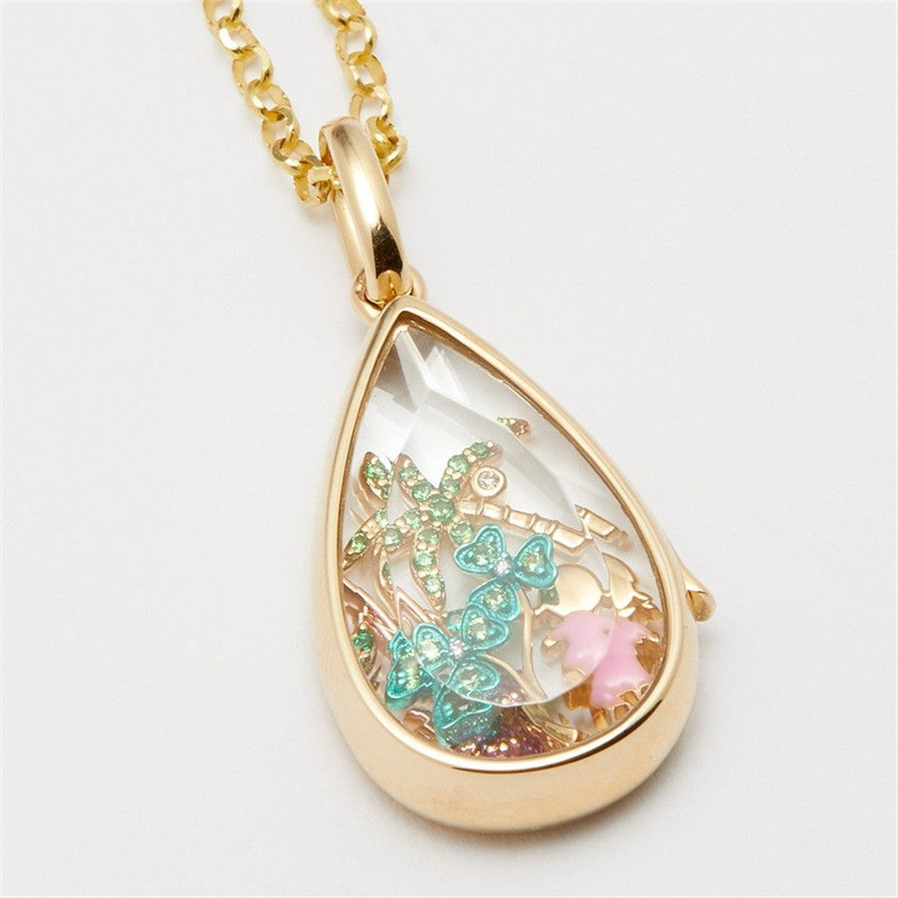 Heart of the Ocean Openable Locket Necklace